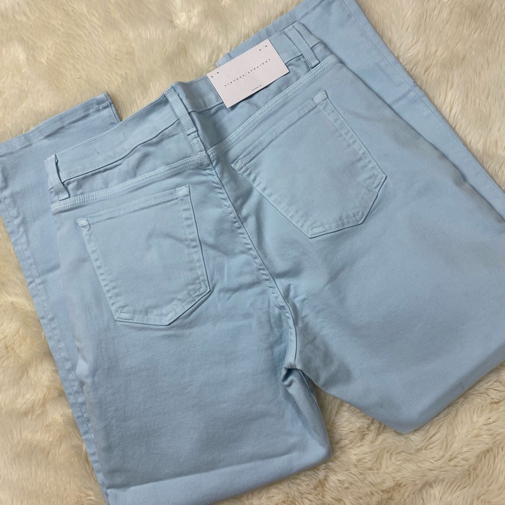 Baldwin Vintage Baby Blues Crop Straight Jeans, Size 31 - Picture 14 of 14